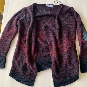 Red Knit Cardigan